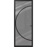 Binnendeur ELG2-1E03 Rook glas