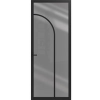 Binnendeur Slim series One SSL 4512 Rook glas