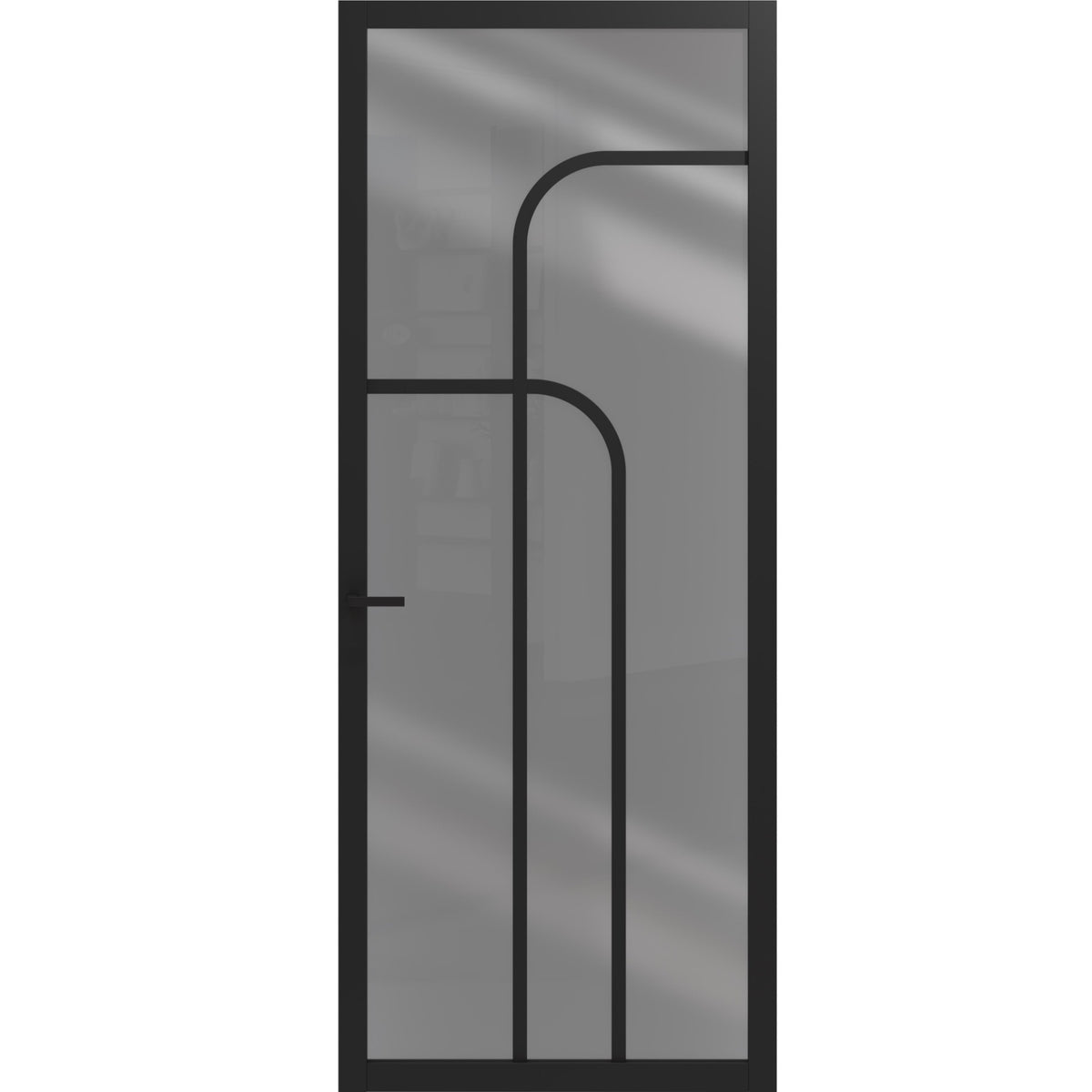 Binnendeur Slim series One SSL 4515 Rook glas
