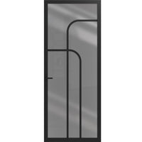 Binnendeur Slim series One SSL 4515 Rook glas