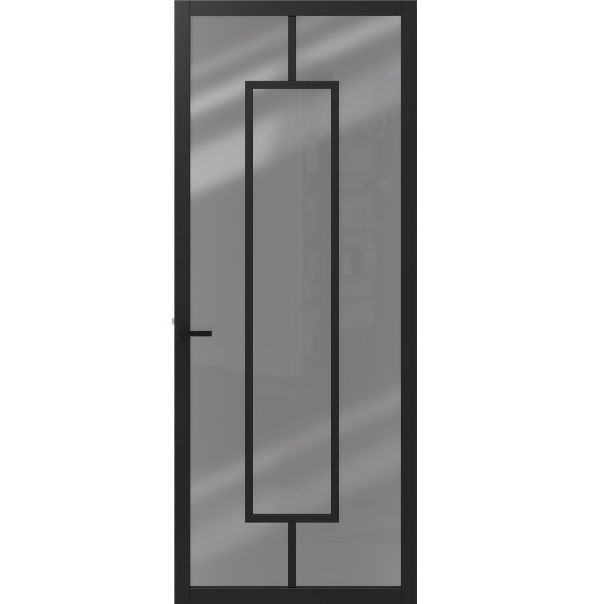 Binnendeur Slim series One SSL 4516 Rook glas