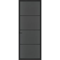 Binnendeur SSL 4504 rook glas